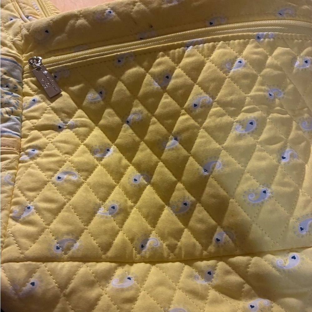 Yellow Quilted Women's Bag - Picture 2 of 6
